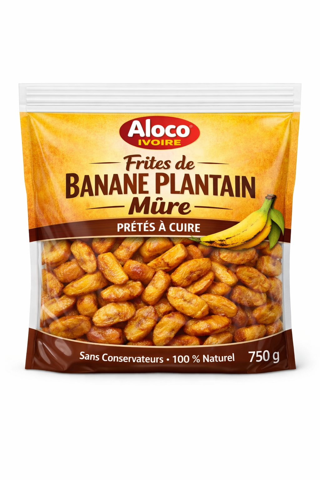 Frites surgelées de banane plantain sans additifs – solution…